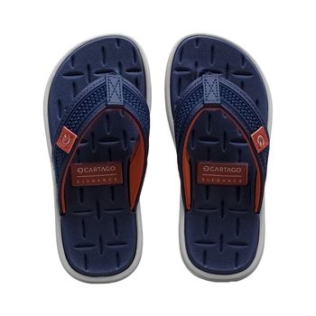 Chinelo-de-Dedo-Cinza-Azul-e-Telha-Kids-Malta-Elegance-|-Cartago-Tamanho--28---Cor--CINZA-0